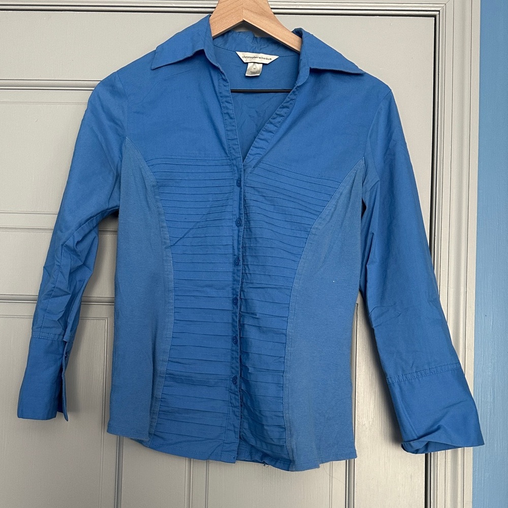 Christopher & Banks Sky Blue Shirt